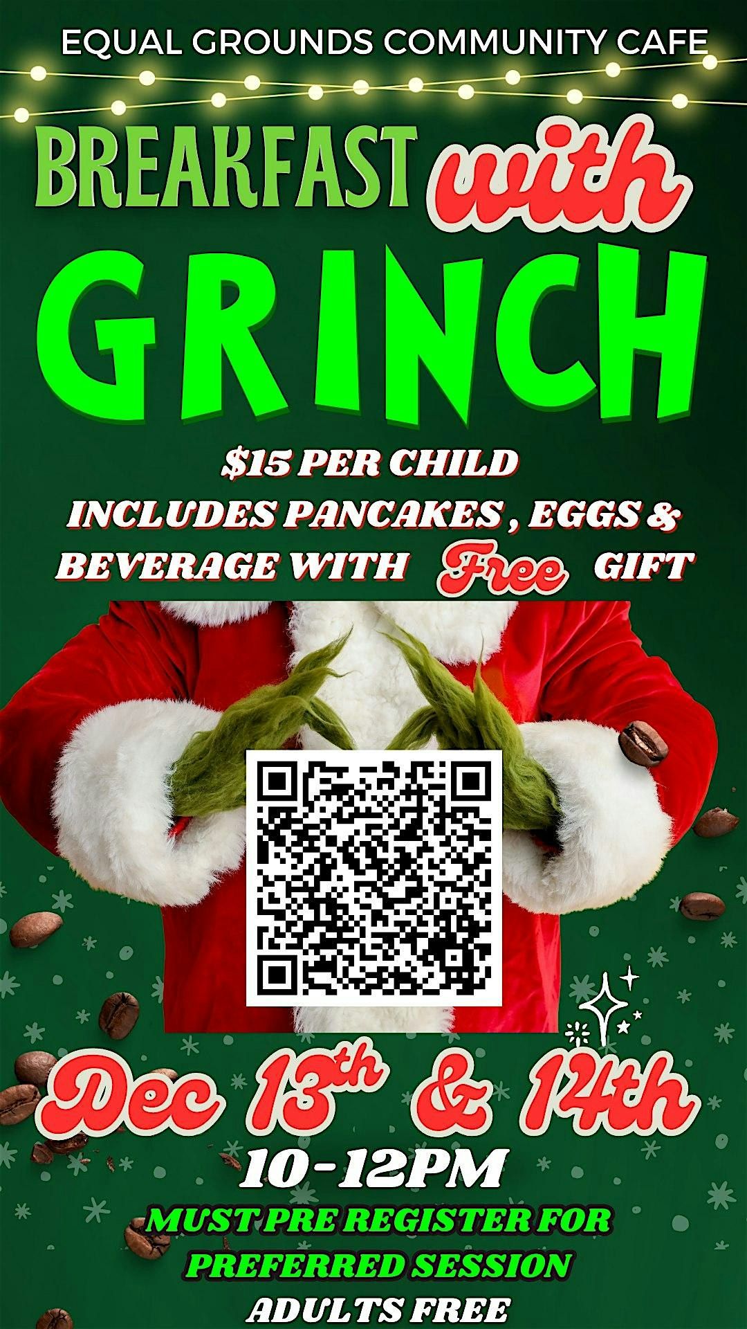 Breakfast With Grinch, 13 December | Event in Rochester | AllEvents