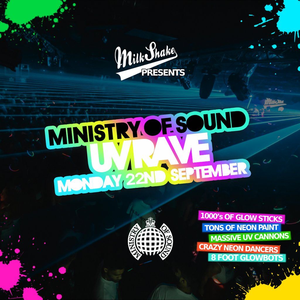 The London Freshers UV Rave 2025, 22 September | Event in London | AllEvents