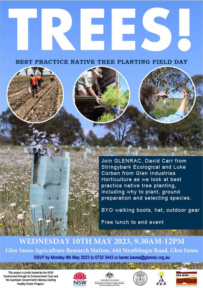 Native Tree Planting Field Day, Glen Innes Ag Research Science Reserve