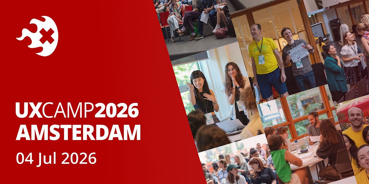 UX Camp Amsterdam 2026 • 9th Edition