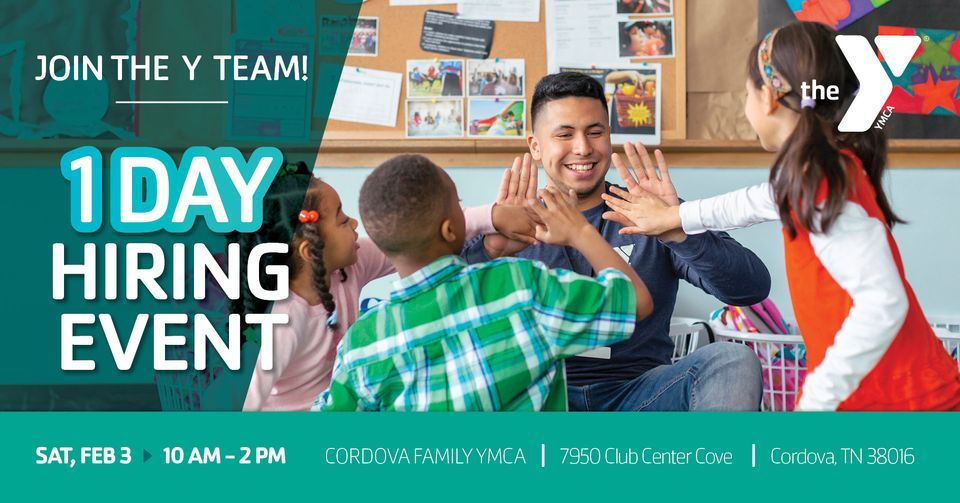 Hiring Event , Cordova Family YMCA, February 3 2024 AllEvents.in