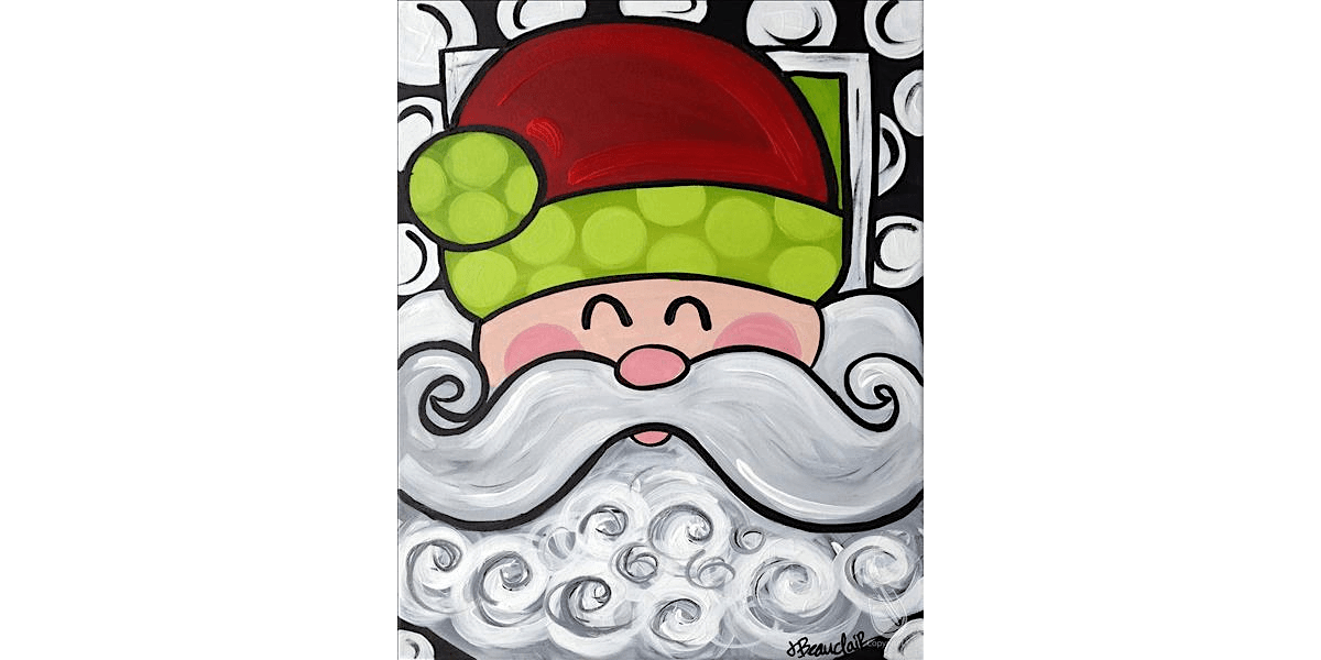 Cheery Santa - Paint and Sip in New Braunfels | Classpop!™, 24 December | Event in New Braunfels | AllEvents