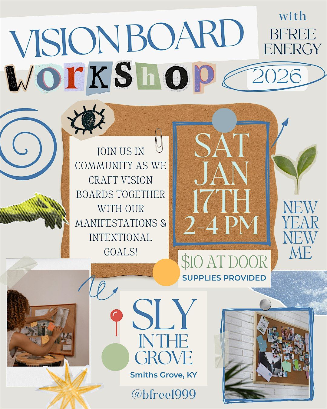 Vision Board Workshop at Sly w/ Bfree Energy