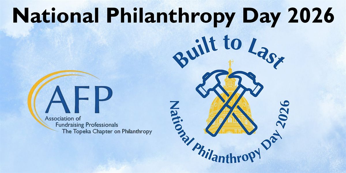 National Philanthropy Day 2026, Topeka Country Club, 5 November 2026 ...