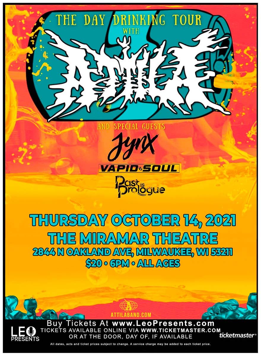Attila at The Forge Joliet, 16 July | Event in Joliet | AllEvents