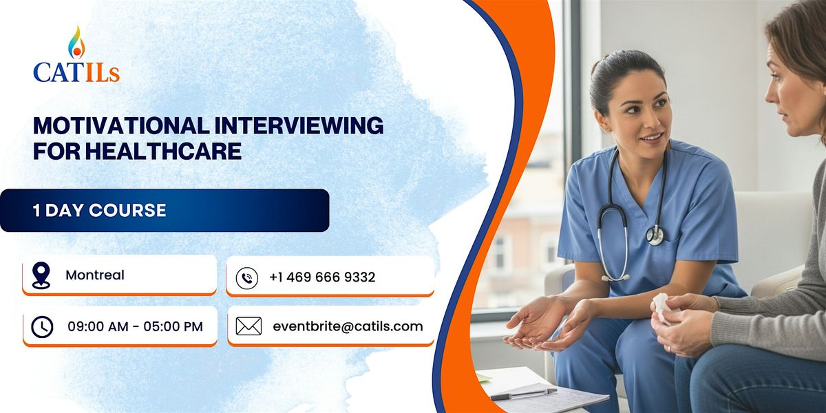 Motivational Interviewing for Healthcare – 1 Day Course in Montreal, QC, 4 December | Event in Montreal