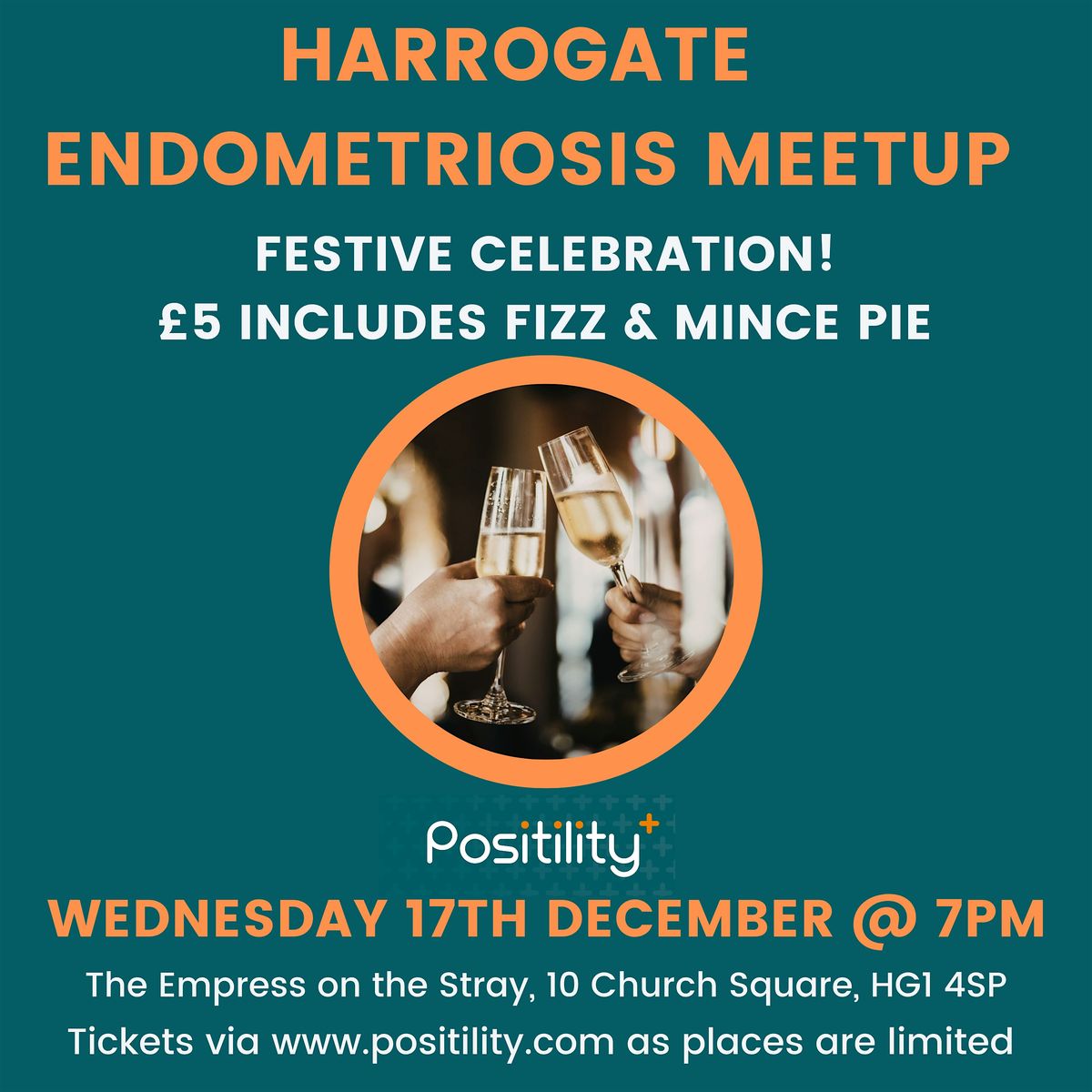 Festive Endometriosis support meetup - Harrogate, 17 December | Event in Harrogate | AllEvents