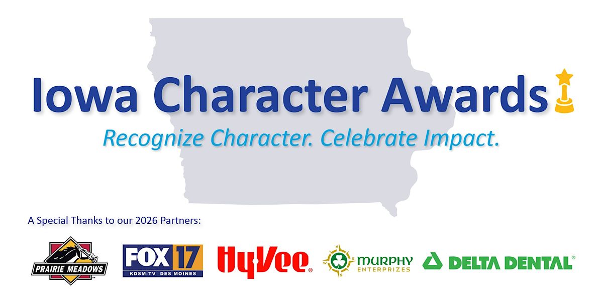 Iowa Character Awards 2026, The Meadows Events & Conference Center ...