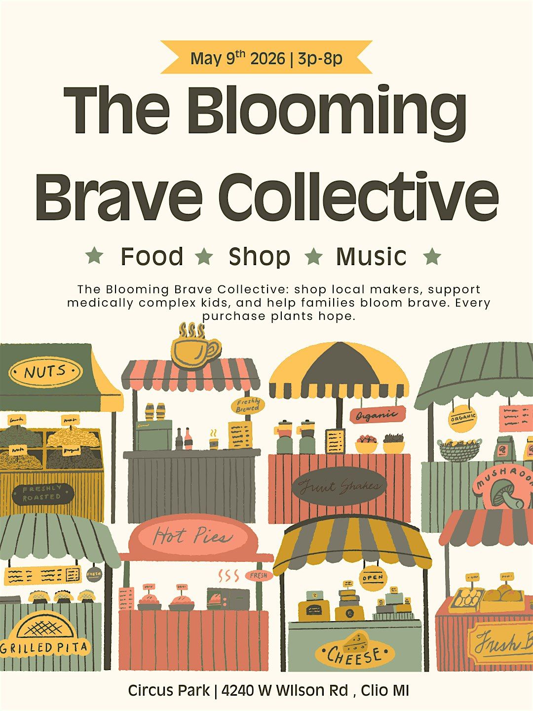 The Blooming Brave Collective, 9 May | Event in Clio | AllEvents