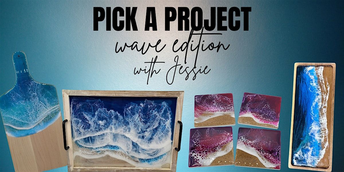 Epoxy Ocean Waves - Pick a Project with Jessie, 9 January | Event in New Bedford | AllEvents