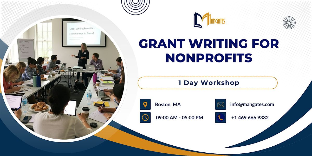 Grant Writing for Nonprofits: 1 Day Workshop in Boston, MA | Event in Boston | AllEvents