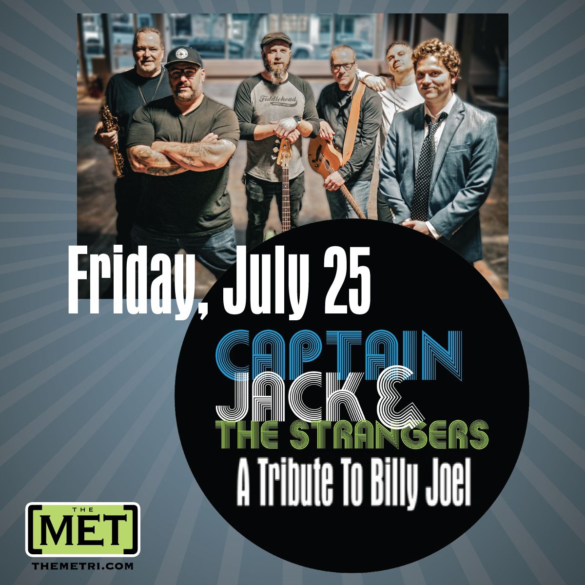 Captain Jack and The Strangers - Billy Joel Tribute Band, 18 September | Event in Salisbury | AllEvents