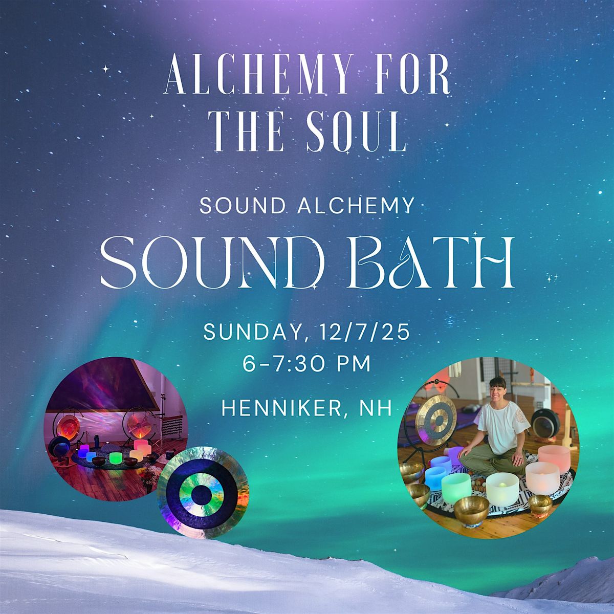Sound Alchemy, an Alchemy for the Soul Sound Bath, 7 December | Event in Henniker | AllEvents