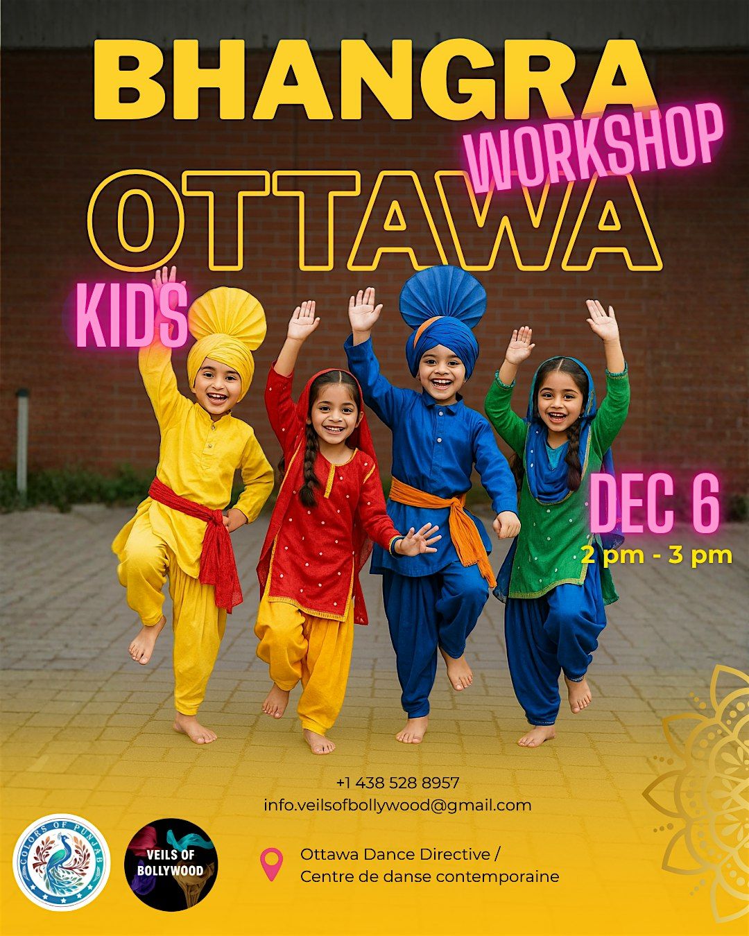 KIDS | Bhangra dance classes | OT, 6 December | Event in Ottawa | AllEvents