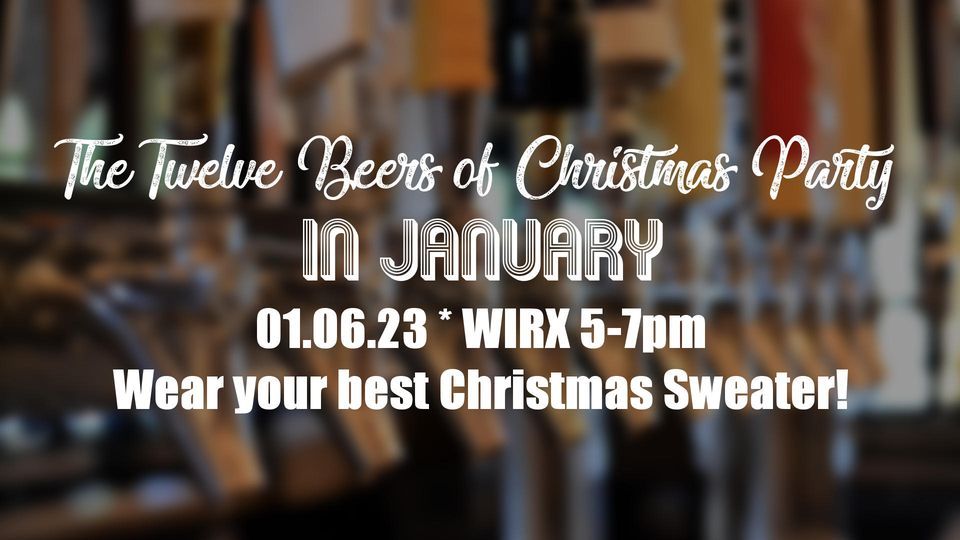 The 12 Beers of Christmas Party In January!, Coach's Bar & Grill