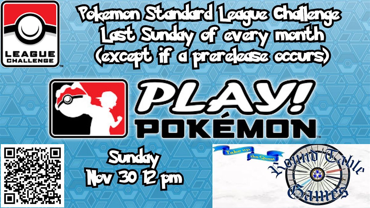 Pokémon November League Challenge at Round Table Games, 30 November | Event in Carver | AllEvents