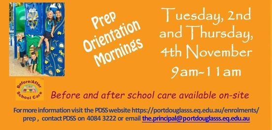Prep 2022 Information Evening Port Douglas State School August 11 2021 Allevents In Douglas Events November 2022