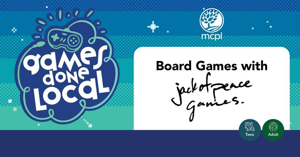 Games Done Local Board Games with Jack of Peace Games, Monroe County