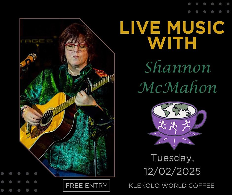 ✨Shannon McMahon: Performing Live @ Klekolo World Coffee ✨, 2 December | Event in Middletown | AllEvents