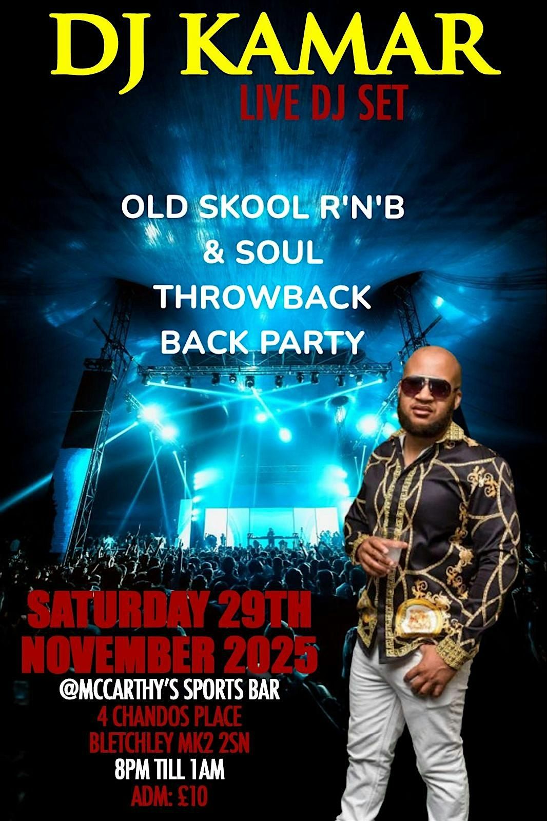 RNB Throwback Party [DJ Kamar], 29 November | Event in Bletchley | AllEvents