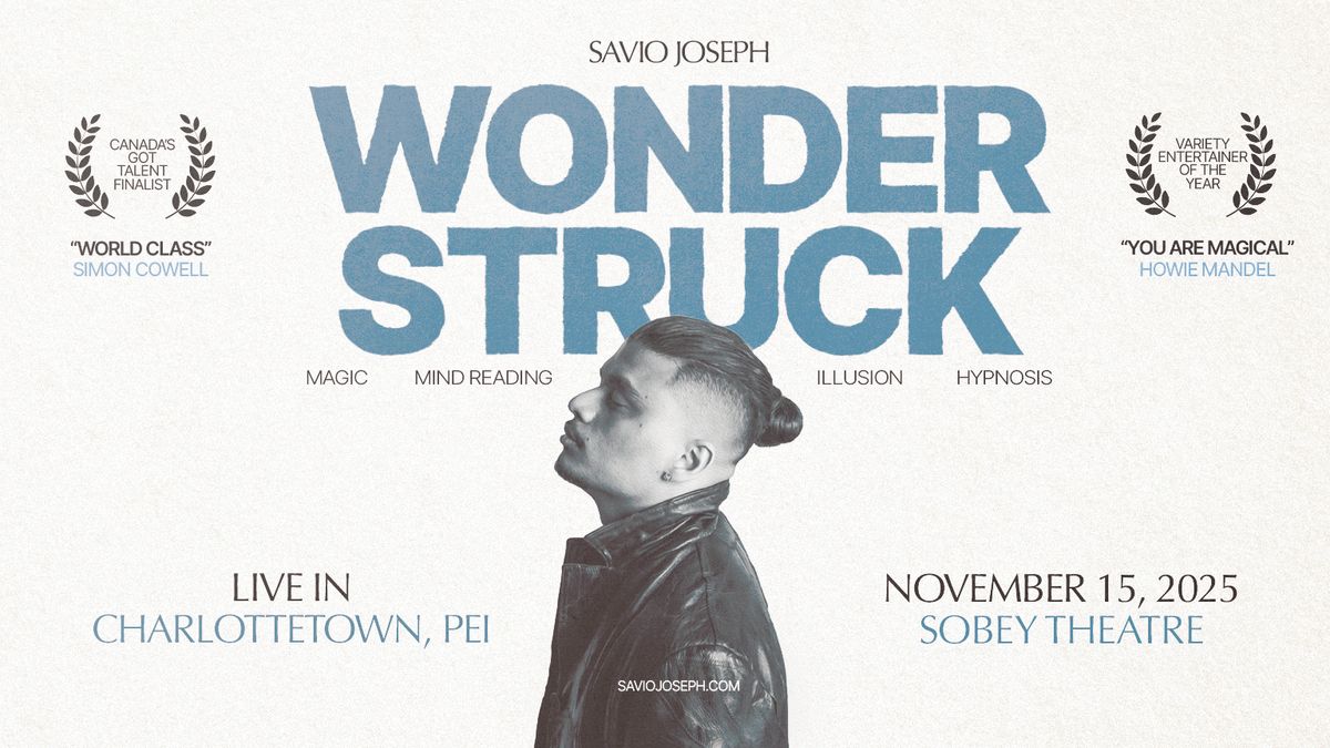 Savio Joseph at Majestic Theatre - Newfoundland | Event in St. John's | AllEvents