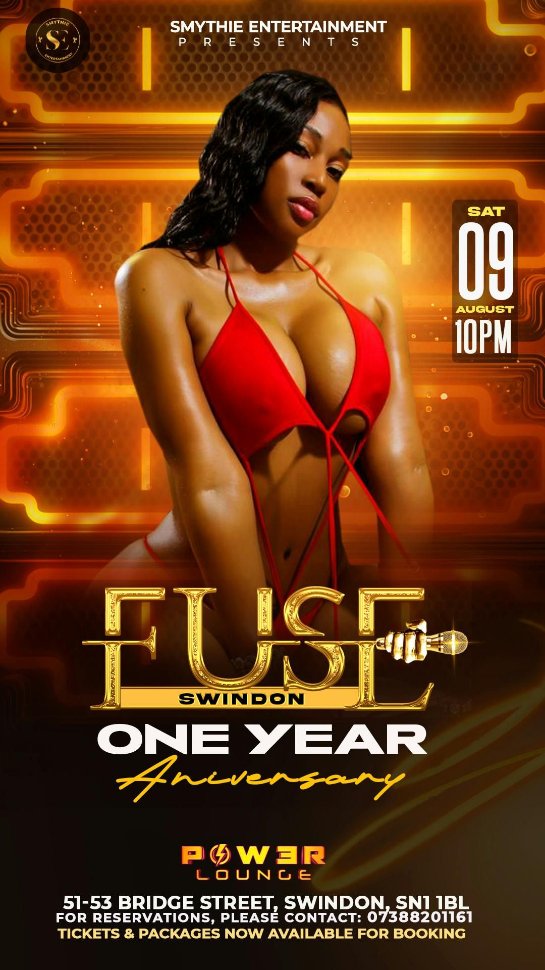 FUSE_SWINDON 1YRS ANNIVERSARY , 9 August | Event in Swindon | AllEvents
