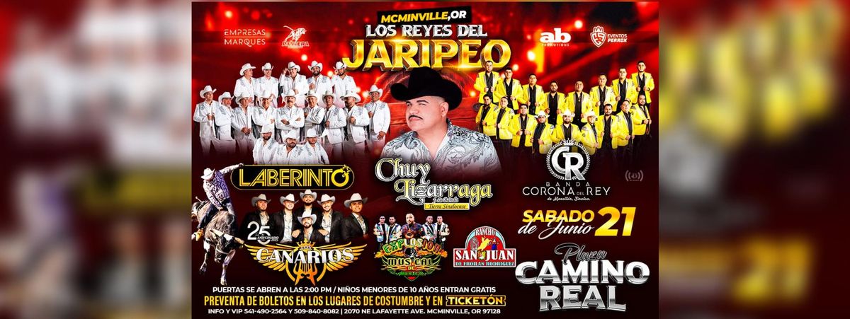 LABERINTO, CHUY LIZARRAGA & MAS, 21 June | Event in McMinnville | AllEvents