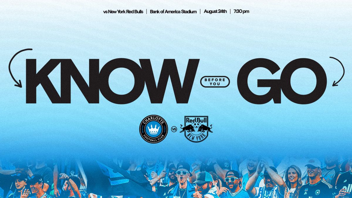 New York Red Bulls at Charlotte FC, 24 August | Event in Charlotte | AllEvents
