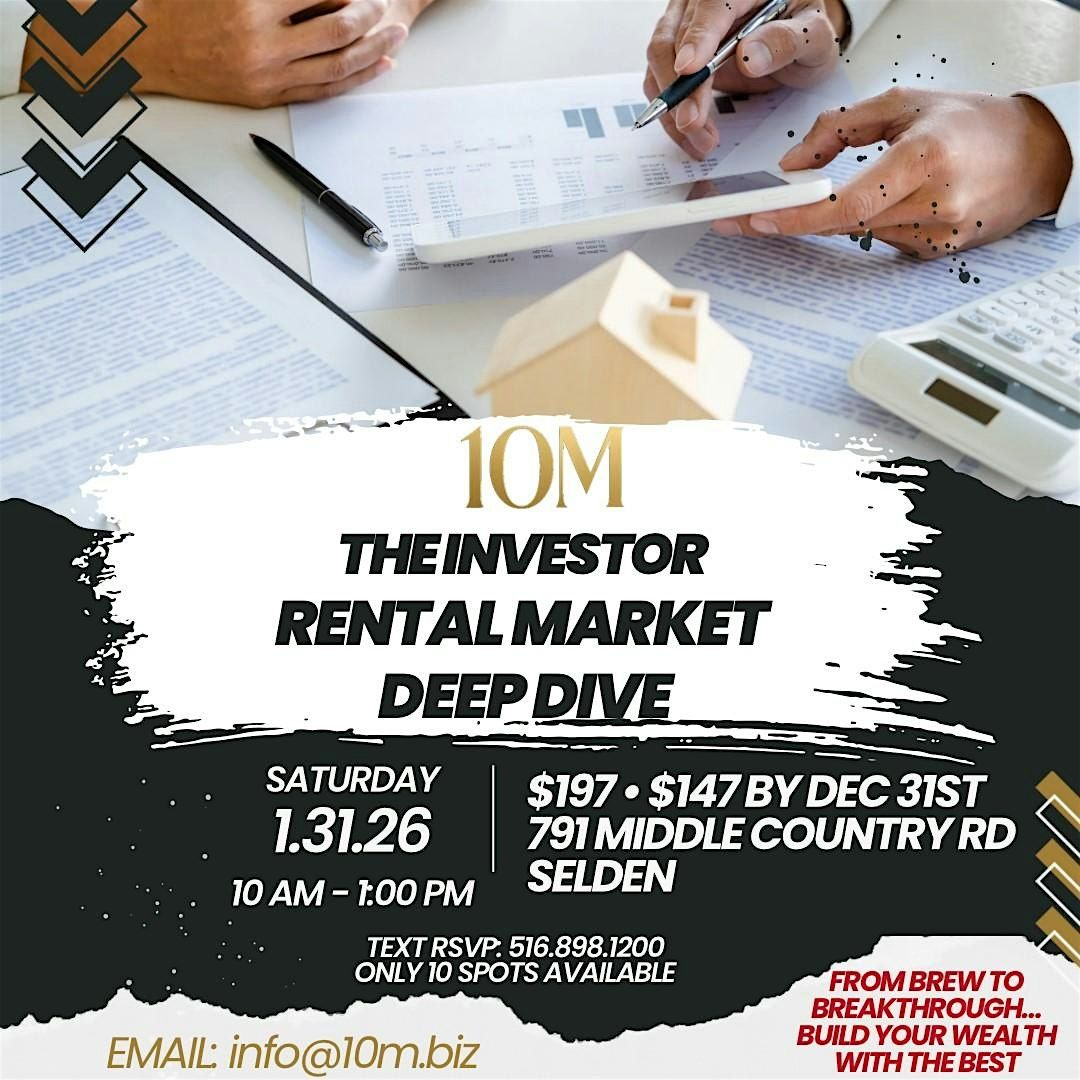 The Investor: Rental Market Deep Dive, 31 January | Event in Selden | AllEvents