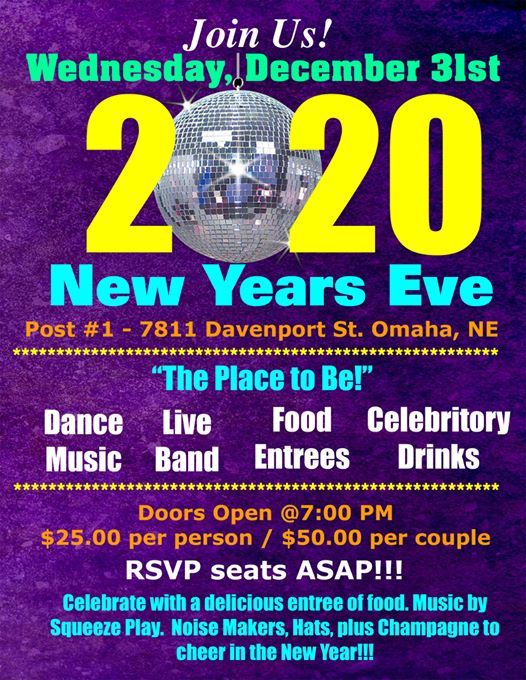 Decorating a home for new years eve New Years Eve Party at American Legion Post #1 Omaha, NE, La Vista