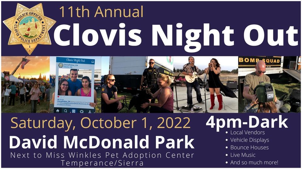 Clovis Night Out 2022, David McDonald Park, Temperance/Sierra in Clovis