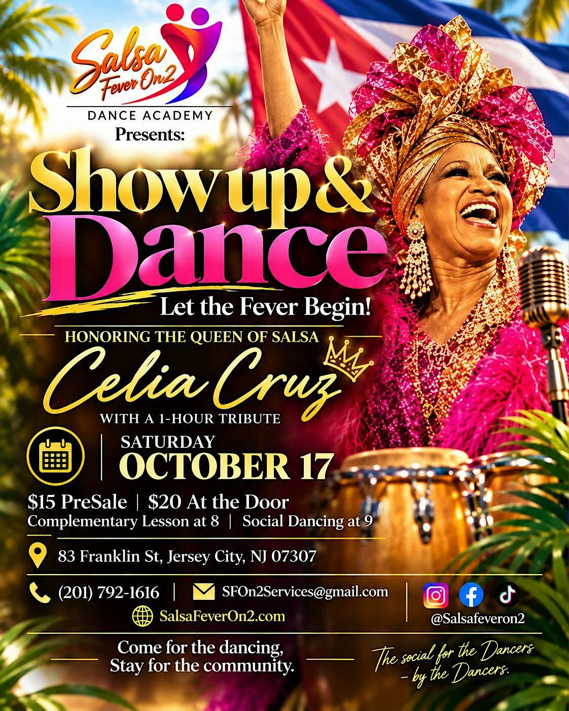 Salsa Night in Jersey City - Celia Cruz Tribute