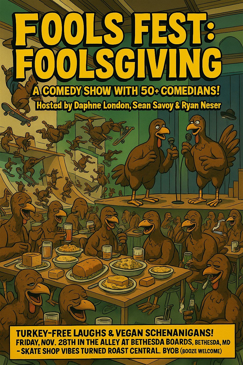 Foolsgiving at The Alley | Event in Bethesda | AllEvents