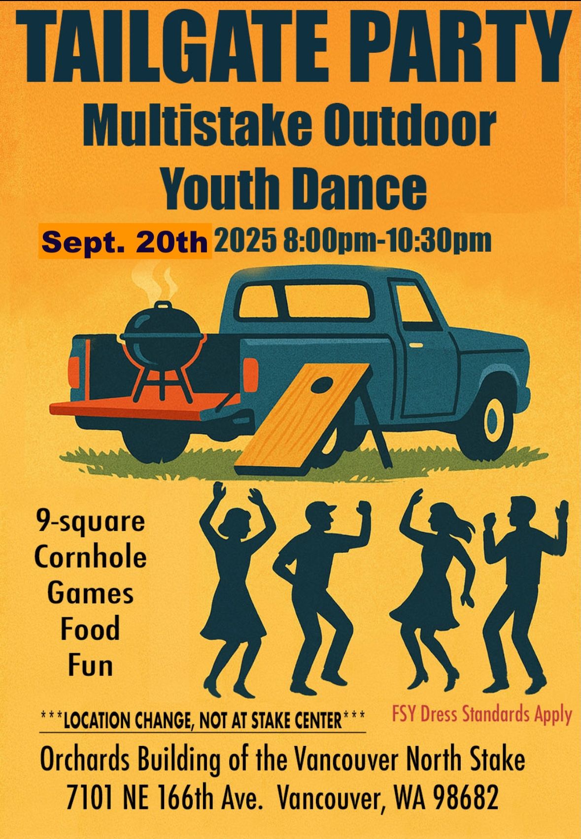 Vancouver Area Stake Youth Dance, 20 September | Event in Vancouver | AllEvents