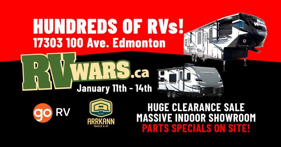 RV Wars January 11 14, 17303 100 Ave NW, Edmonton, AB T5S 2G5, Canada