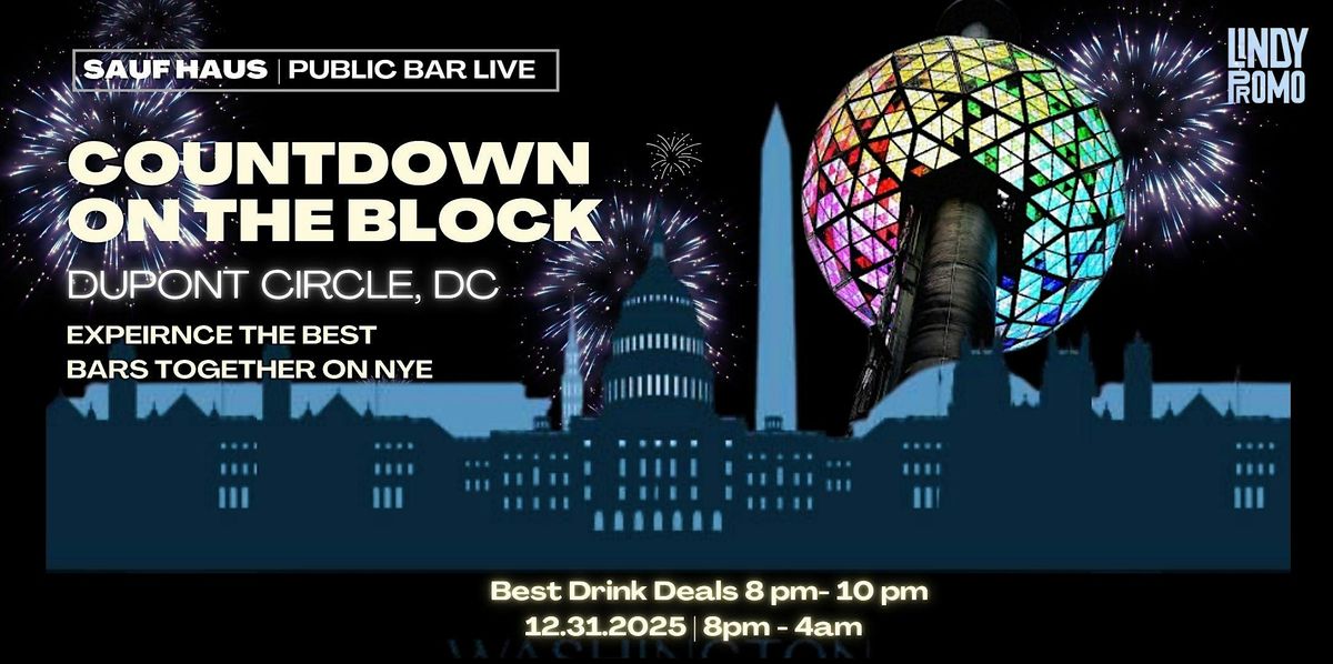NYE Countdown On The Block - Dupont Circle, 31 December | Event in Washington | AllEvents