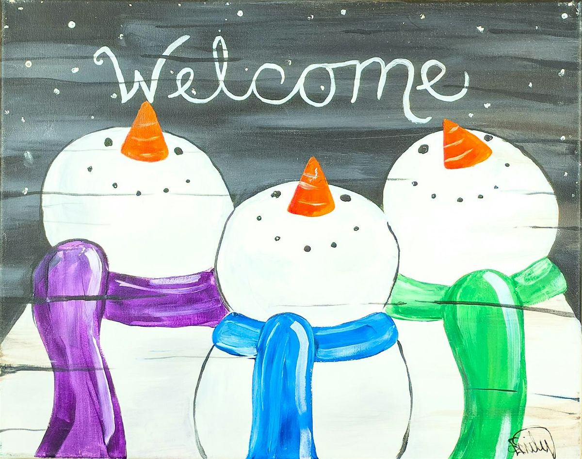 Toledo Paint & Sip Party – Welcome Snowmen, 6 December | Event in Toledo | AllEvents