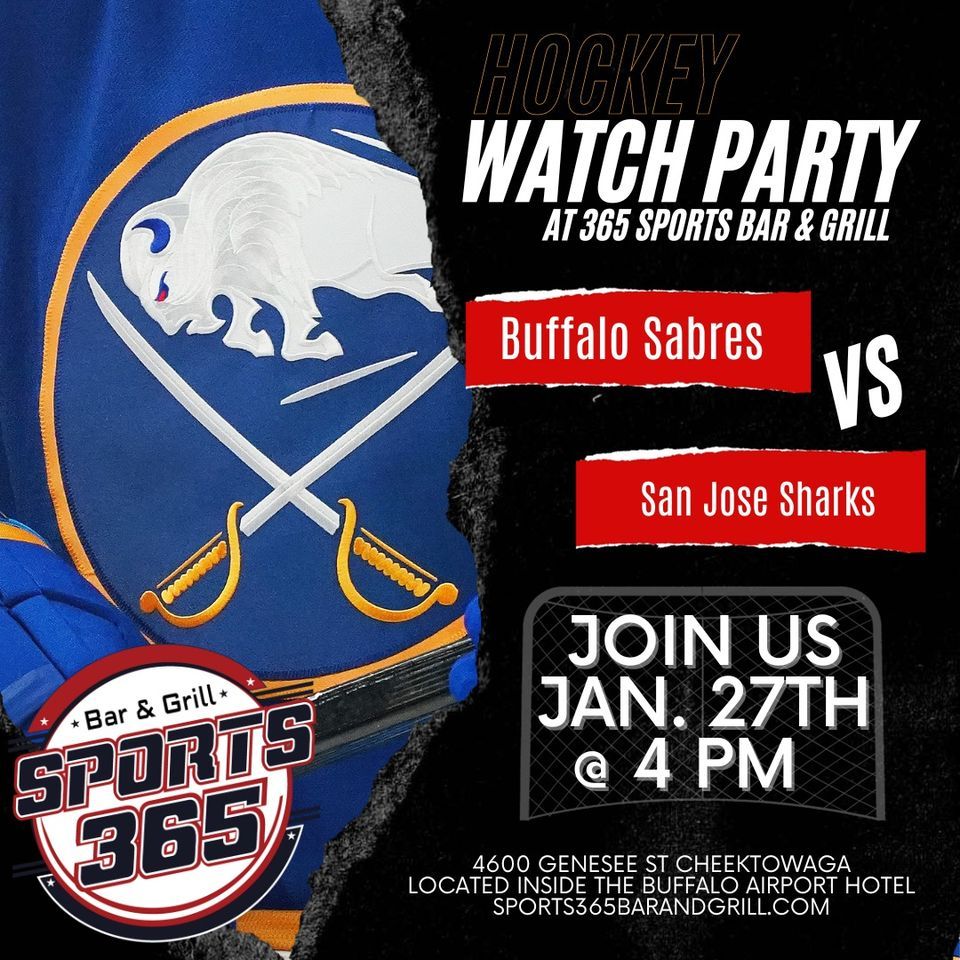 Buffalo Sabres Watch Party at Sports 365 Bar & Grill, Sports 365 Bar