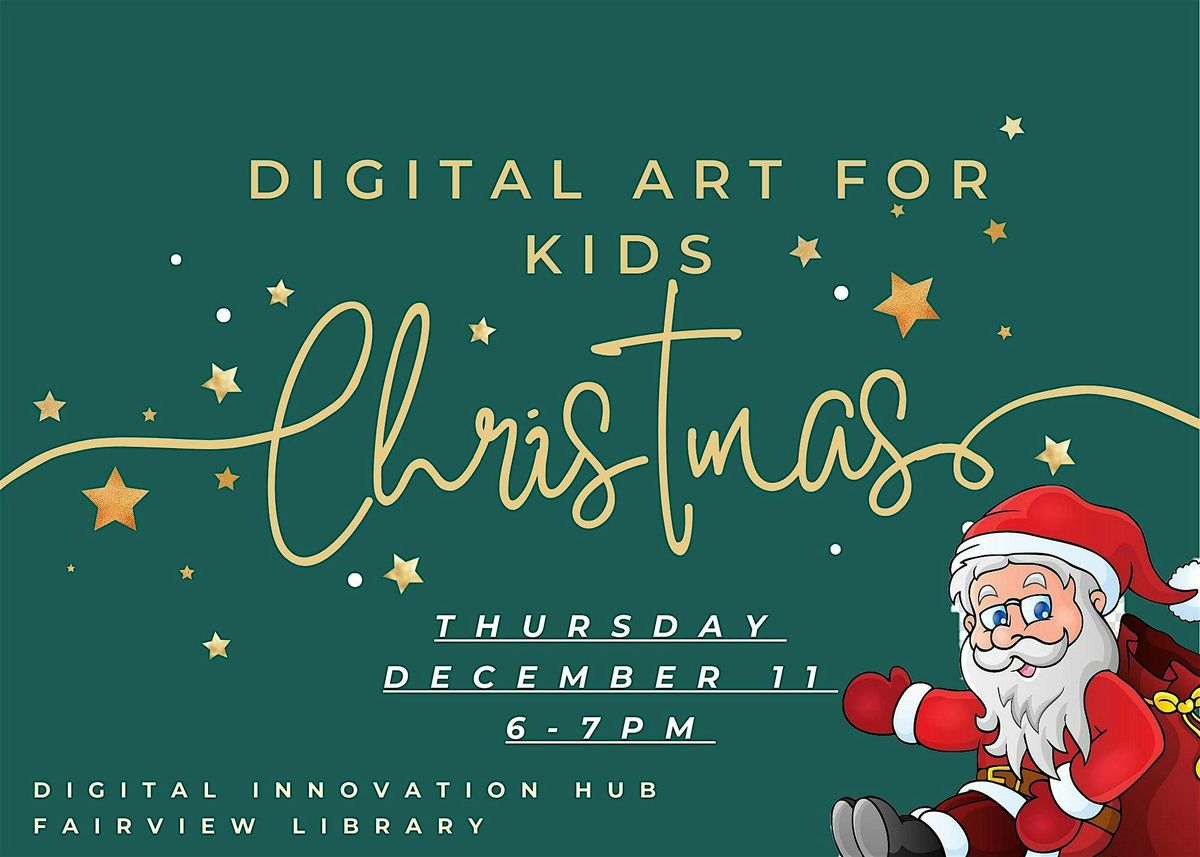 Digital Art for Kids: Christmas Edition, 11 December | Event in Toronto | AllEvents
