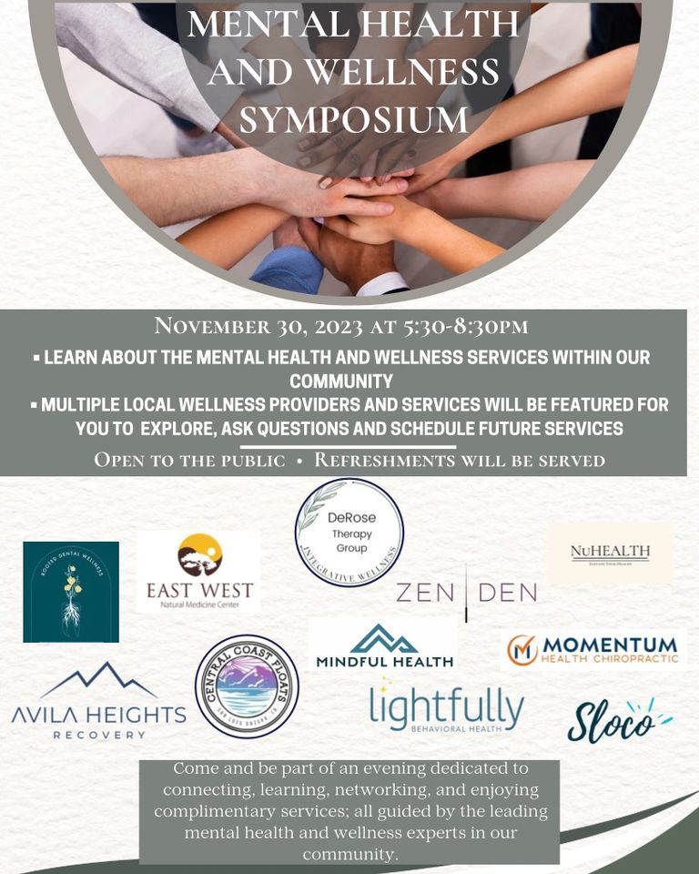 Mental Health and Wellness Symposium , DeRose Therapy Group, San Luis