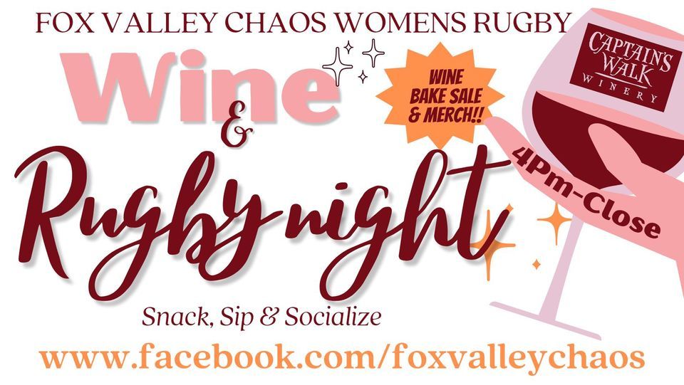 Wine & Rugby Fundraiser at Captain’s Walk Winery, Captain's Walk Winery