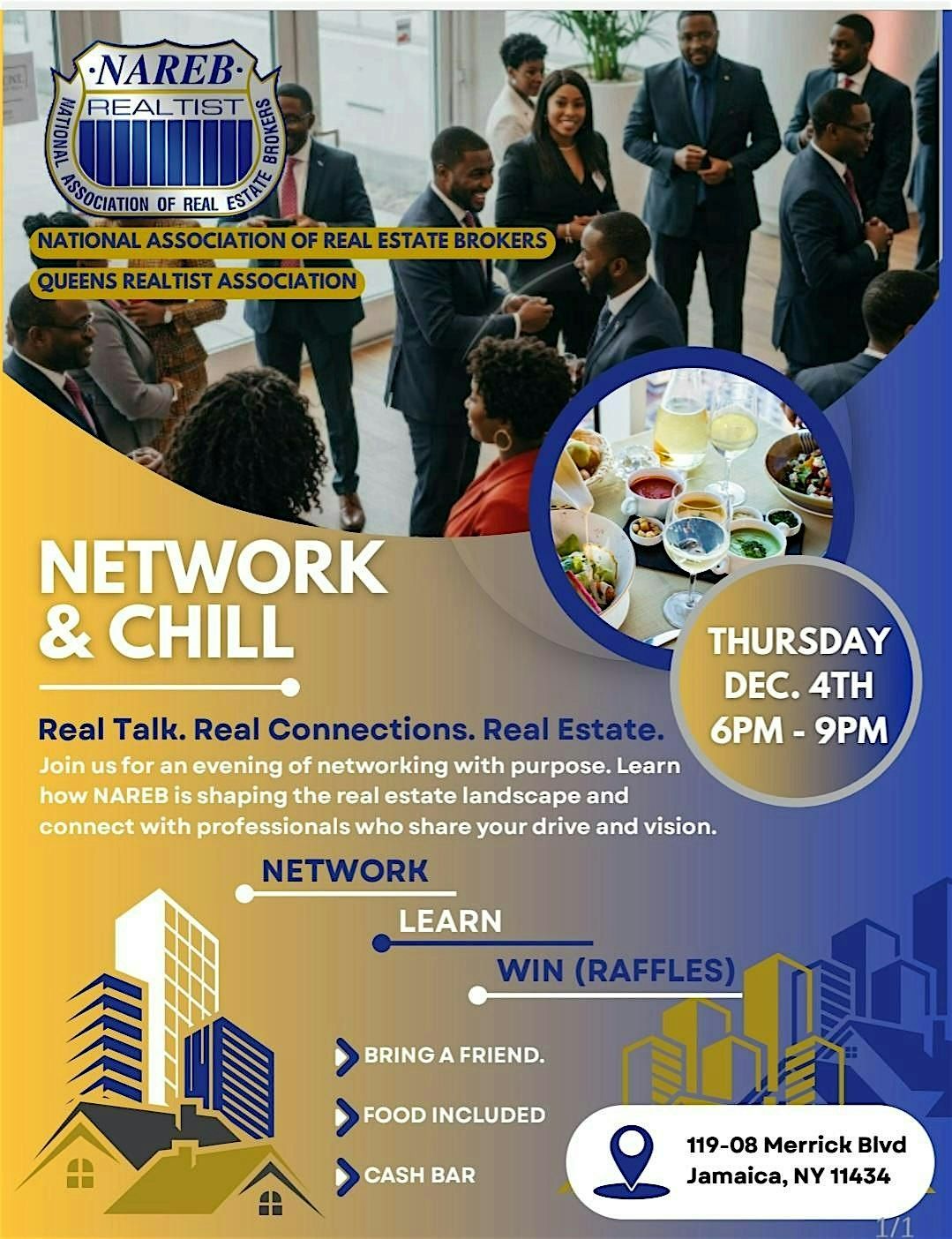 YEAR END NETWORK & CHILL, 4 December | Event in Queens | AllEvents