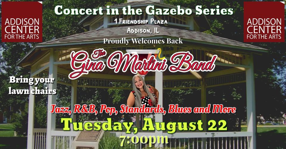 The Gina Martini at Addison Center for the Arts Concert Series