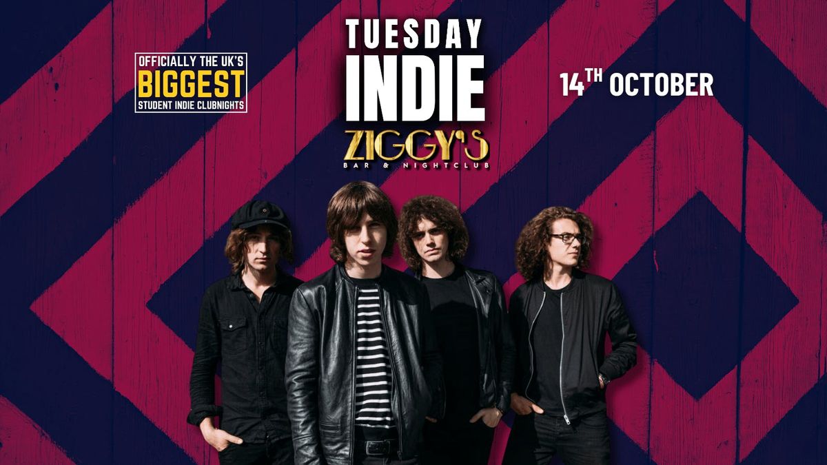 TUESDAY INDIE at Ziggy's - 14th October, 14 October | Event in York | AllEvents