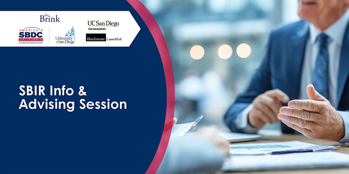 SBIR Info & Advising Session, 9510 Innovation Ln, San Diego | AllEvents