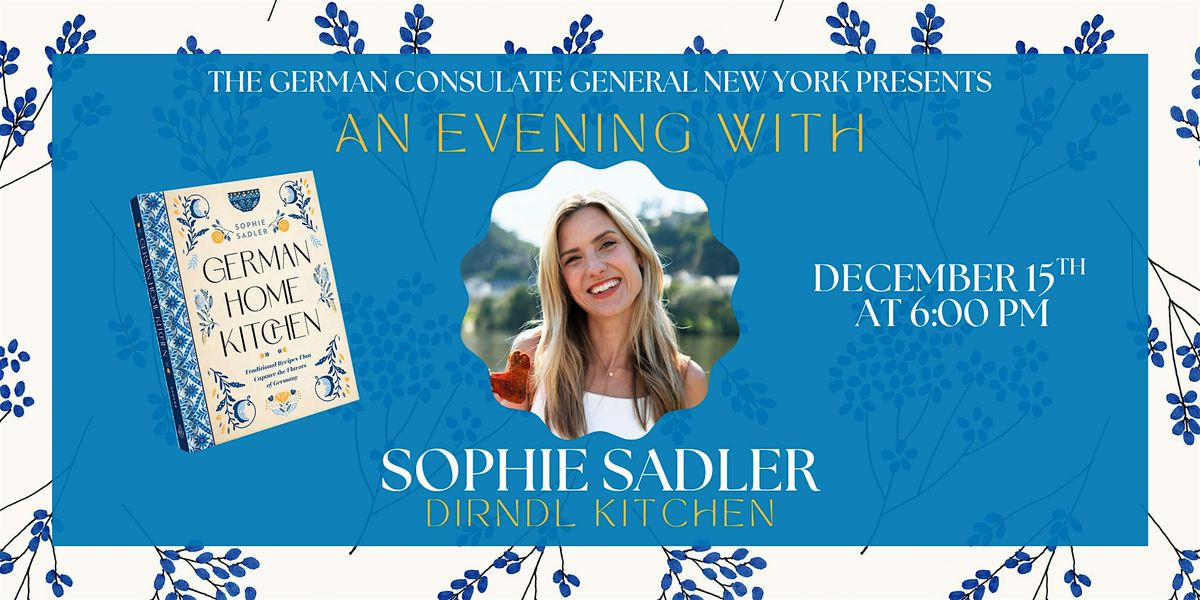 An Evening with Sophie Sadler of Dirndl Kitchen, 15 December | Event in New York | AllEvents