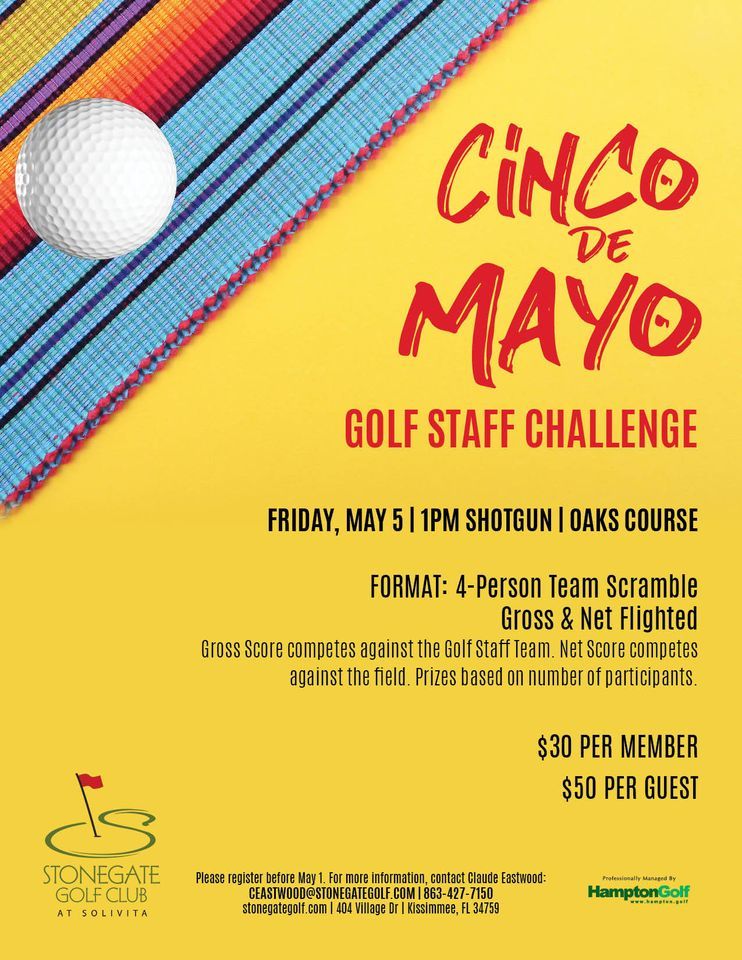 Cinco De Mayo Golf Staff Challenge, Stonegate Golf Club at Solivita, 5
