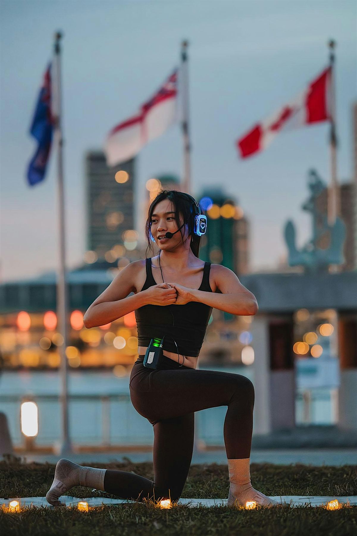 City Glow Yogaโข at Dieppe Garden in Downtown Windsor
