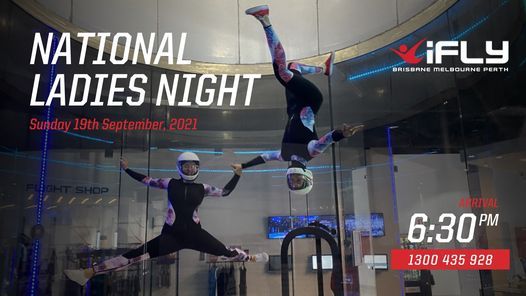 National Ladies Night Ifly Melbourne Ifly Melbourne Essendon Fields August 8 2021 Allevents In