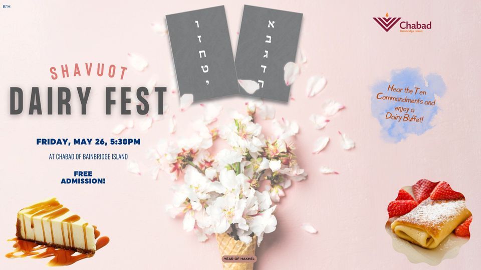 Shavuot Dairy Fest!, Bainbridge Island, 26 May 2023 AllEvents.in